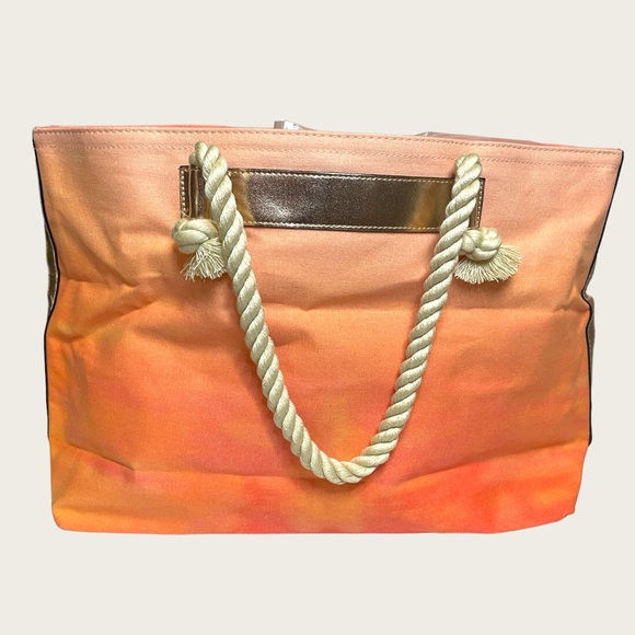 Victoria Secret - Bombshell Sundrenched Carryall Canv as Tote - Sunset Ombré - Picture 3 of 8